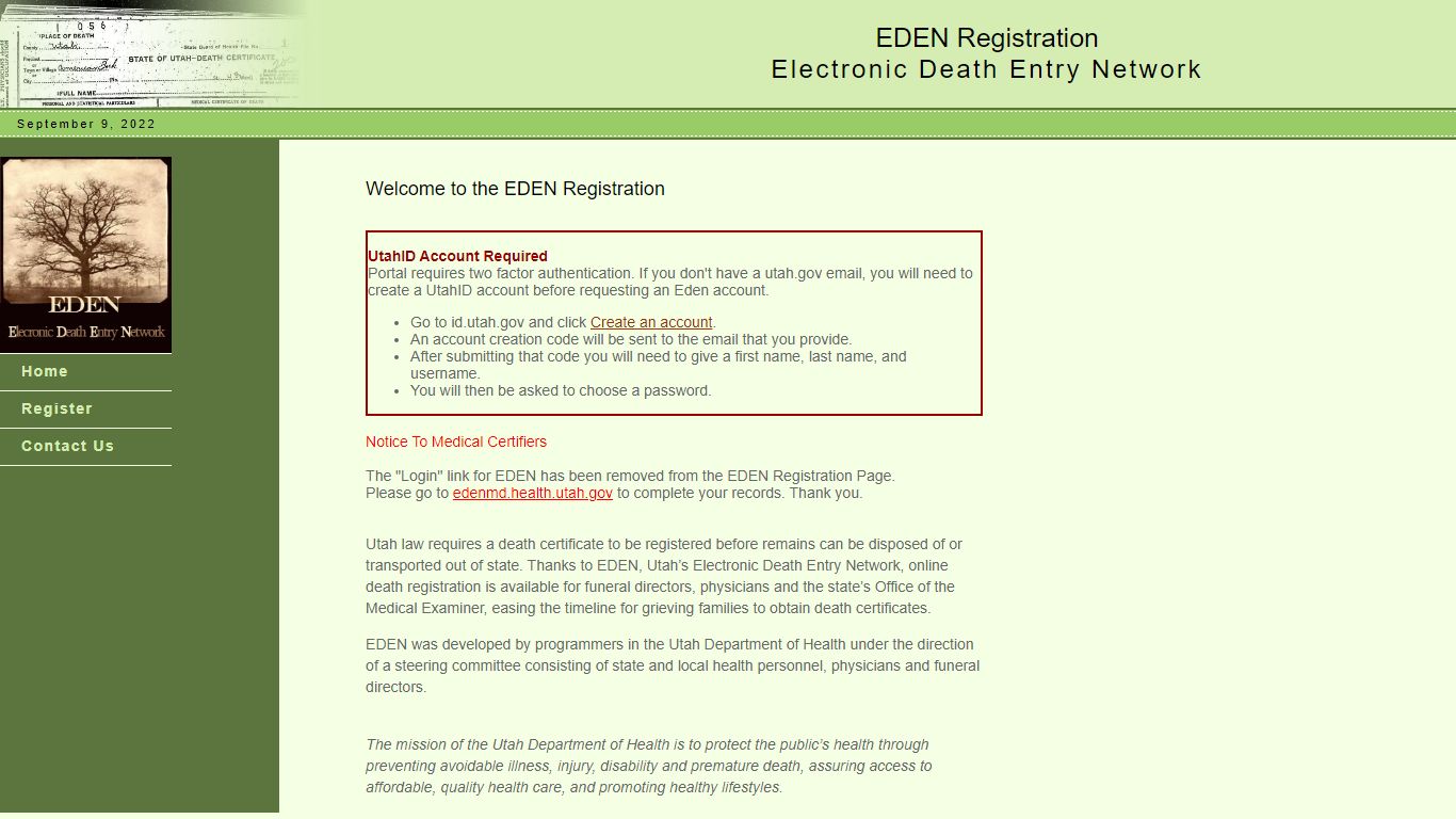 EDEN Portal - Home Page